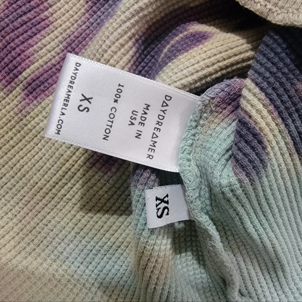 Rare Free People Revolve Daydreamer Tie-Dye Henley Top and Shorts Set Suze Xs - Picture 6 of 10
